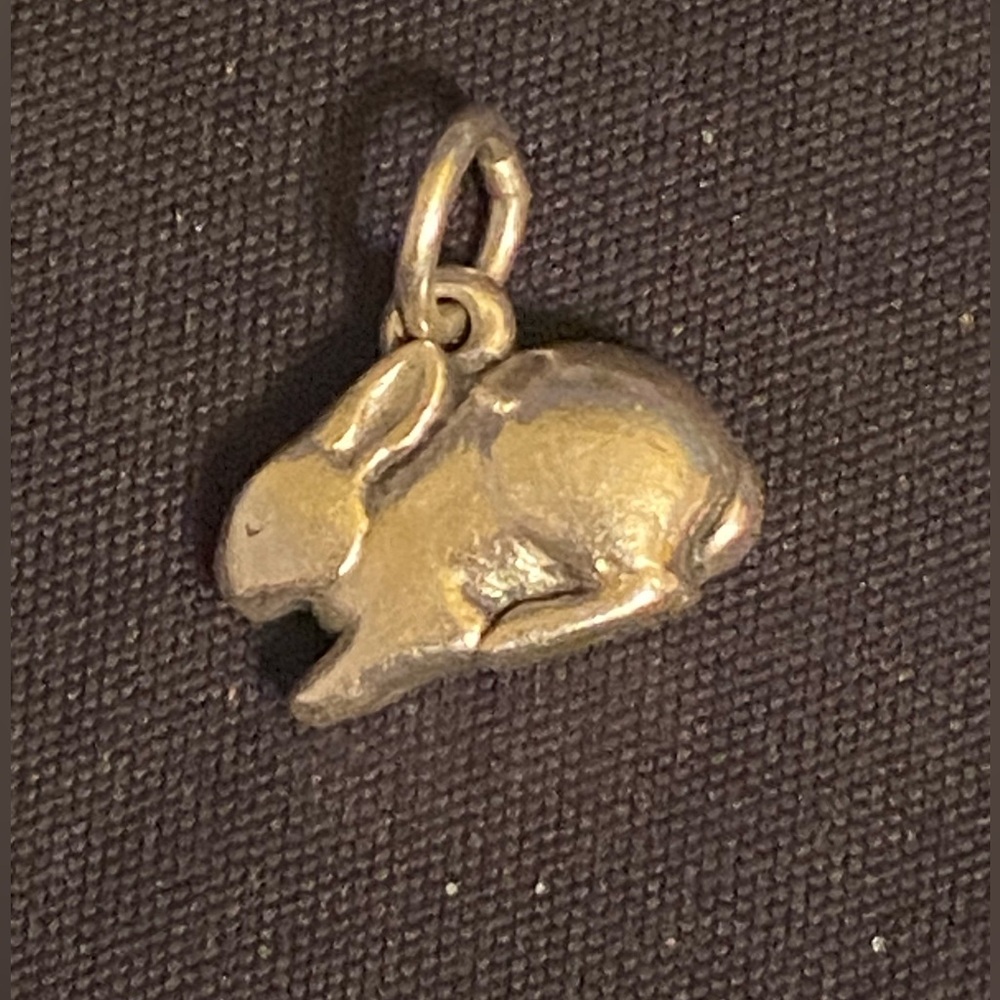 James Avery Sterling Silver 3D Rabbit Retired Charm Uncut Loop Preowned